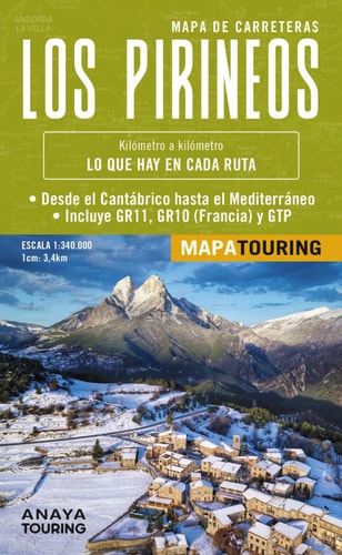Mapa de los Pirineos 1:3