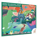 Pegatinas de Dinosaurios. Estuche de Artista