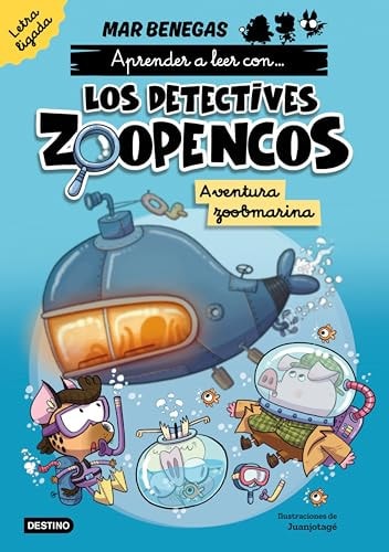 Aprende a Leer con... Los Detectives Zoopencos. Letra Ligada 1. Aventura Zoobma: En Letra Ligada para Aprender a Leer (Libros para Niños a Partir de 5 Años). Eli