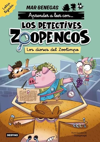 Aprende a Leer con... Los Detectives Zoopencos Letra Ligada 2. Los Dioses del Zo: En Letra Ligada para Aprender a Leer (Libros para Niños a Partir de 5 Años). Eli