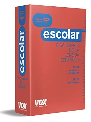 Dicc Escolar Lengua Española